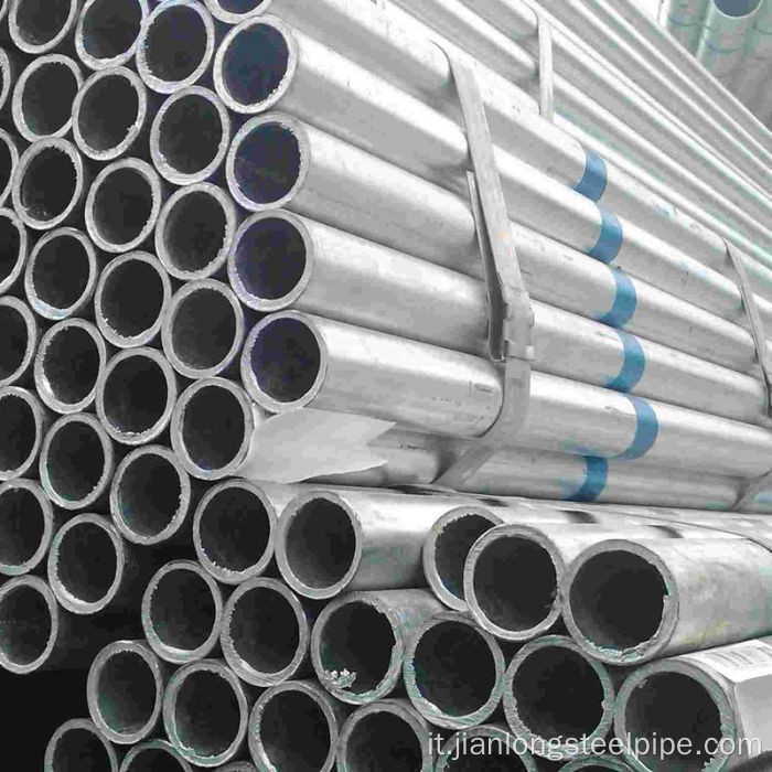 Tubo d'acciaio zincato ASTM A53